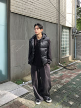 ルーイントーンオンフィンガーホールヘンリーネックニット 3C
