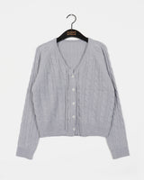 Narkle Twisted Ribbon String Knit Cardigan