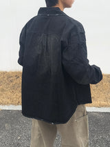Over Washing Western Shirt Jacket (No.860)