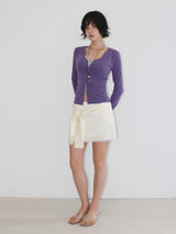 (summer ver.) TWIST BUTTON CARDIGAN