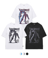 ODSD メカニック グラフィック オーバーフィット Tシャツ / ODSD Mechanical Graphic Oversized Fit T-shirt