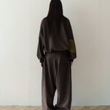 Bean wool pullover / Brown
