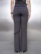 PRELUDE EYELET POINT BANDING BOOTS CUT PANTS
