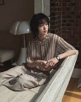 Kao Crochet Half Shirt