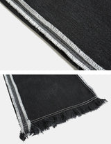 Double Side Seam Cutting Denim Pants