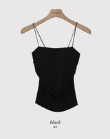 WR Shirring Crop Cap Sleeveless (10color)