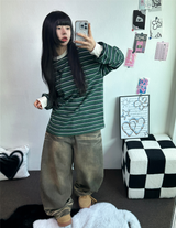 MUD CAT ウォッシングバルーンデニムパンツ 🤎🧸