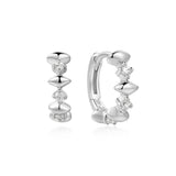 Silver Sparkle 925 Silver Ring Earring E061-05H