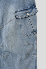Glide Wide Cargo Denim (3color) (No.1007)