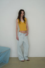 Ice wide denim