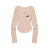 ANIV U-NECK SLIM FIT LONG SLEEVE T (3Color)