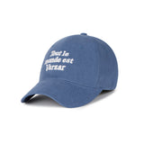 TMV Lettering Ball Cap / Washing Blue