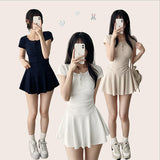 Slim Fit Lovely Flare Slim Mini Dress