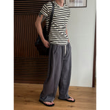 [Unisex] Side tuck wide sweat pants(5color)