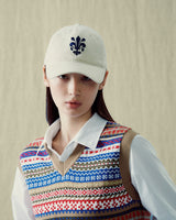 Stranger Regular Cotton V-Neck Vest (Beige)