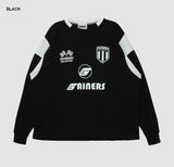 Big over varsity t-shirt
