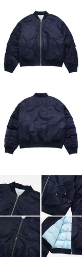 24FW バルーンフィットMA-1パッディングジャケット ネイビー