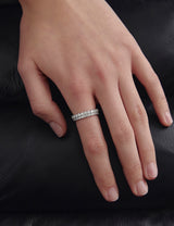 26SS★ Essence Silver (W) Prime Moissanite Ring 2.0MM