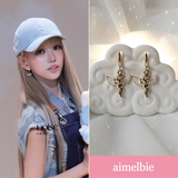 [MEOVV Sooin Earrings] Baby Angel Huggies Earrings - Gold Color