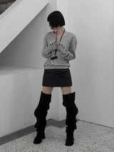 Zven Button V-Neck Knit