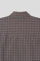 Plaid Western Check Half Shirt (2color) (No.967)