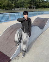 Smoky Washed Wide Sweatpants