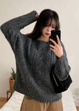 #MR Twist Loose Wool Knit (4color)