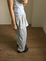 Frill Stripe Pants (2color)