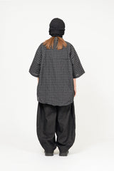 Mori チェック半袖シャツ