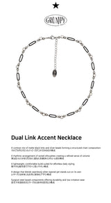 Dual Link Accent Necklace