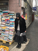 ベリーチェックカンカンバンディングスカート（3c）