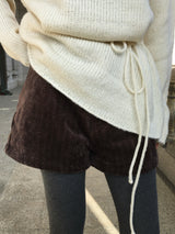 [Guest Look] コーデュロイショーツwithファーライニング (3c)