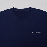 ロゴダメージスウェットシャツ WHITE NAVY