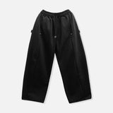 ミジュサイドスナップバルーンスウェットパンツ
