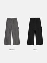 Equal-washed carpenter pants