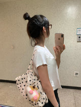polka dot shoulder bag (2color)
