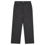ROUX BASE UNIFORM LIGHT DENIM PANTS (BLACK)
