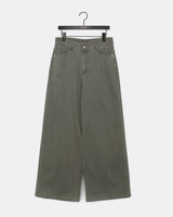 Carcl wide long cotton pants