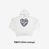 T-Shirt Heart Lettering Hooded T-Shirt