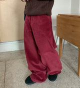 ホンビコーデュロイストレートパンツ