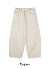 Akid Big Pocket Balloon Denim Pants