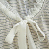 Rena Stripe Ribbon Tee