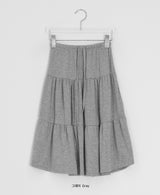 Tane Tiered Layered Midi Skirt
