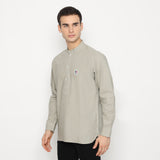 Kishi Men's 長袖シャツ グレー