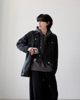 Frayed Crop Denim Jacket