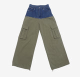 LIONA Colorful Denim Pants