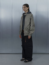 STUDDED VINTAGE JACKET / LIGHT GRAY