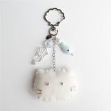 [soft keyring] seaside cat (blue)