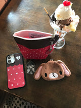 【60％限定】チョコラブベリーポーチ / 2 colors