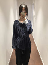 Petal shirring blouse (2color)